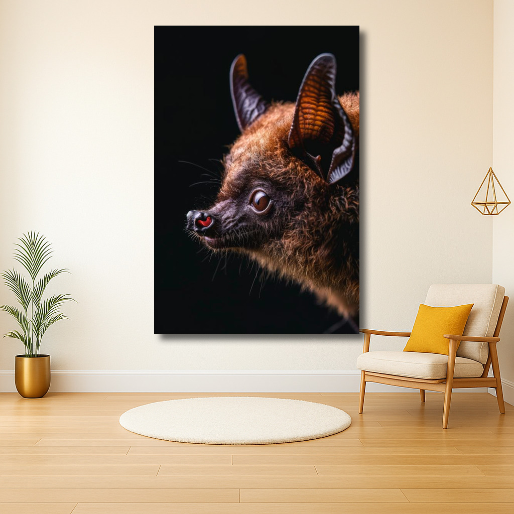 Portret van een fascinerende vleermuis