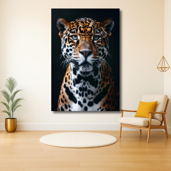 Close-up van een majestueuze jaguar