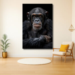 Indringende Blik van een Chimpansee