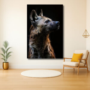 Indrukwekkende Hyena in het Licht