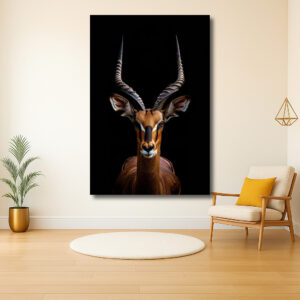 Prachtige Impala in het Donker