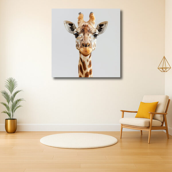 Intrigerende blik van een giraffe