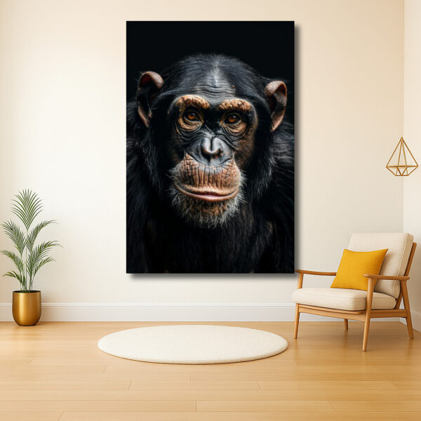 Intrigerende blik van een chimpansee