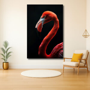 De Elegante Flamingo in Focus