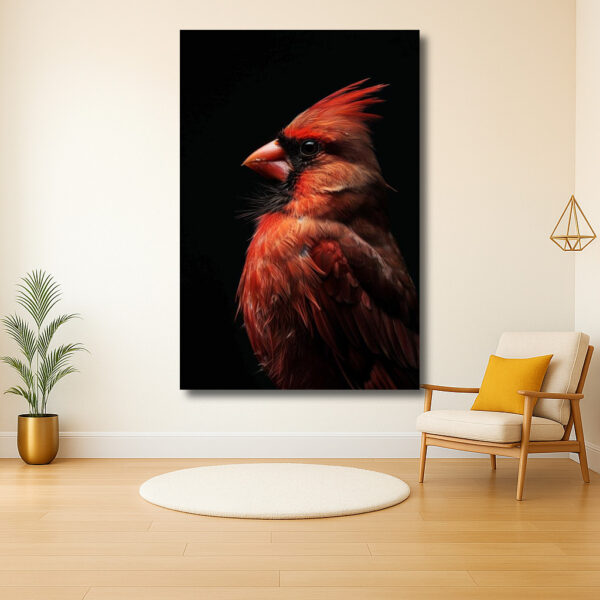 Felle Roodborst in Beeld