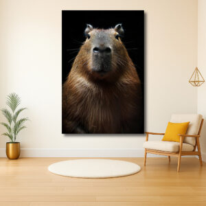 Majestueuze blik van een capibara