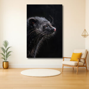 Mystieke blik van een binturong