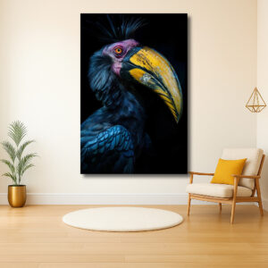 Majestueuze vogel met intense blik