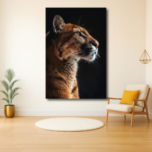 Majestueuze kat in profiel