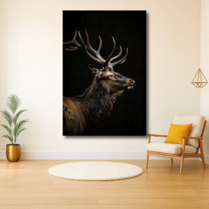 Majestueuze Hert in Schaduw