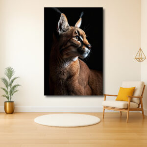Majestueuze blik van een lynx