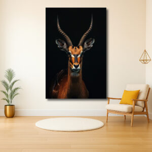 Majestueuze antilope in schaduwen