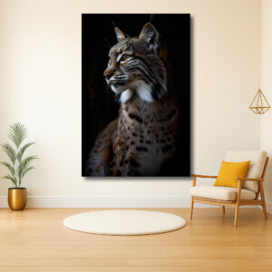 Majestueuze blik van een lynx