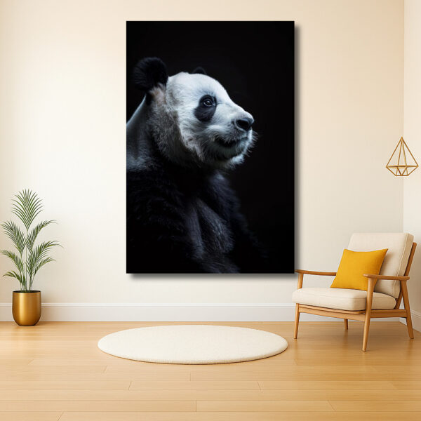 Verlichte Panda in het Donker