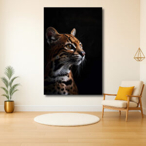 Majestueuze blik van de jungle