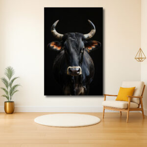 Intensiteit van een majesteitelijke stier