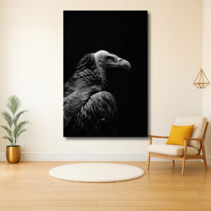 Majestueuze Gier in Monochroom