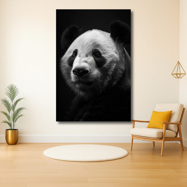 Zachte blik van een panda