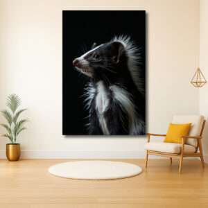 Portret van een gestreepte snuit