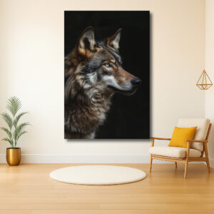 Majestueuze Wolf in het Bos