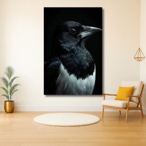 Majestueuze Zwarte Vogel