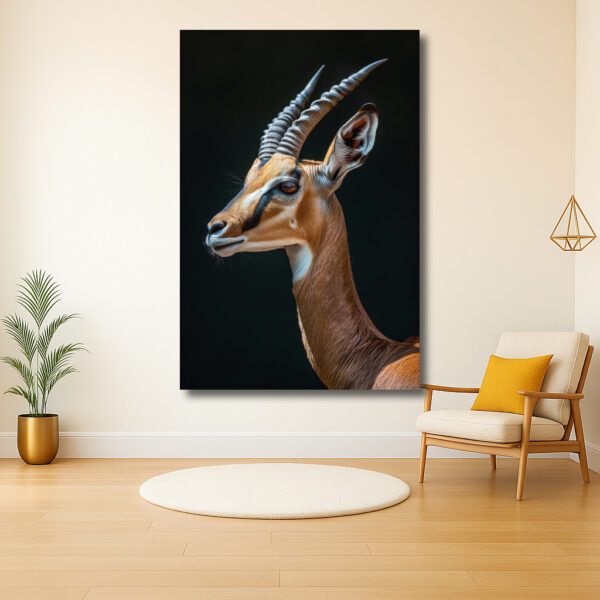 Elegante blik van een gazelle
