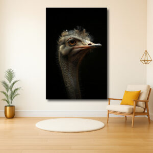 Majestueuze Struisvogelportret
