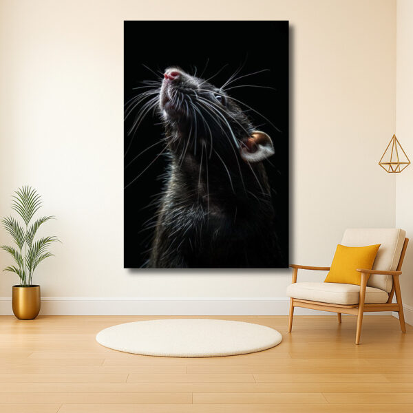 Geheimzinnige blik van een rat