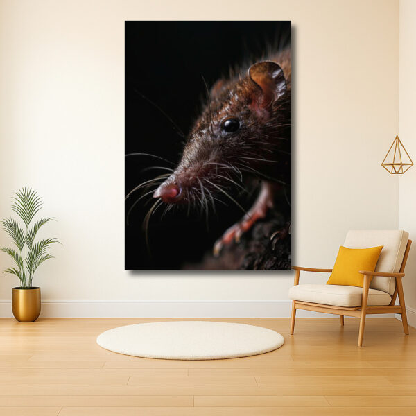 Verfijnde Details van een Bruine Rat