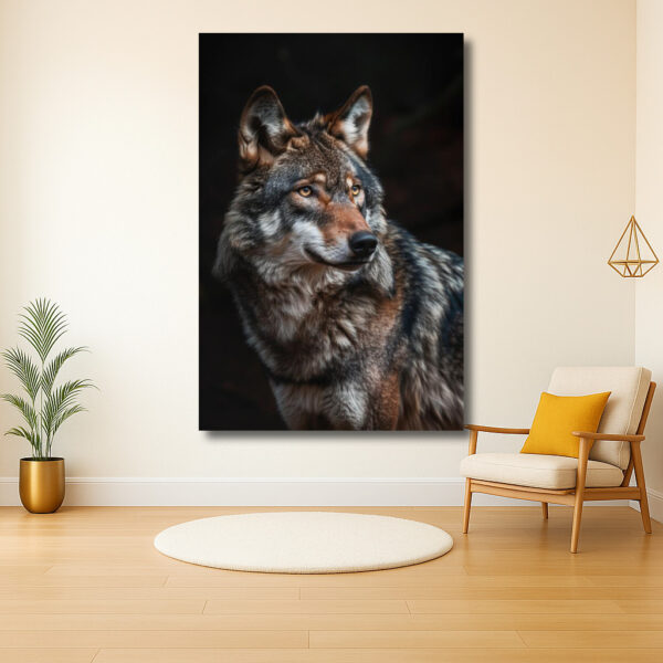 Majestueuze Wolf in het Woud