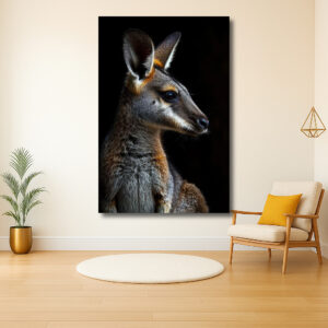 Portret van een elegante wallaby