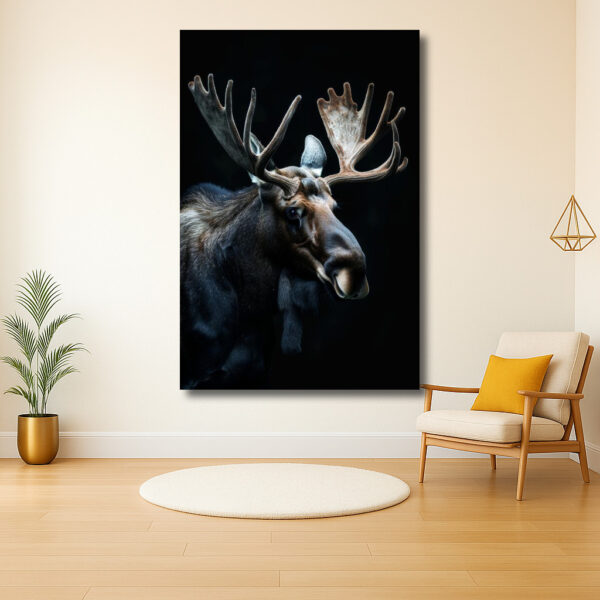 Krachtige Pose van een Eland