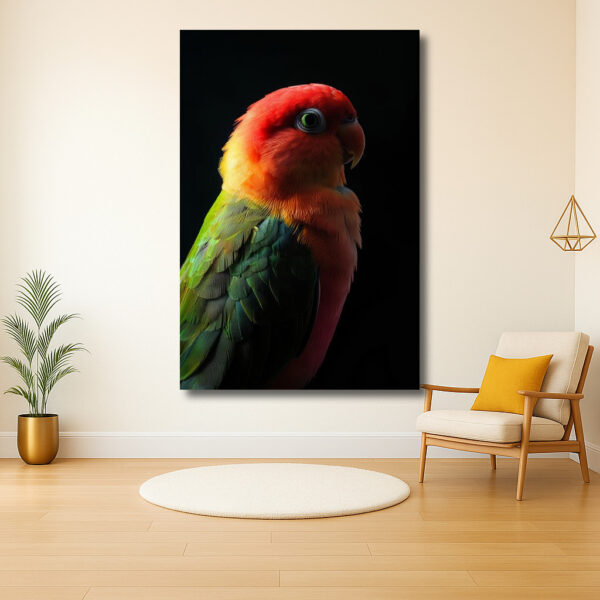 Portret van een kleurrijke papegaai