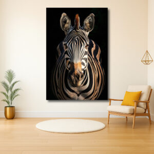 Intrigerende zebra portret