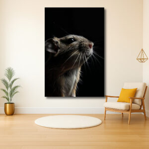 Gerbil in het donker