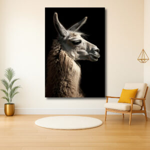 Majestueuze Lama in het Licht