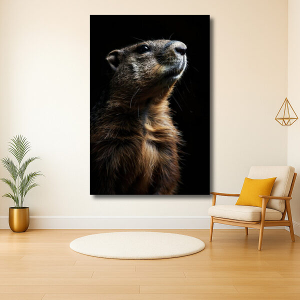 Portret van een trots knaagdier
