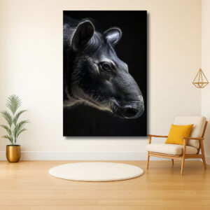 Intrigerende blik van een tapir