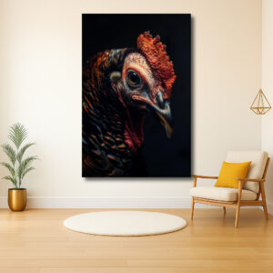 Majestueuze en kleurrijke dierenportret