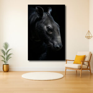 Donkere elegantie van een tapir