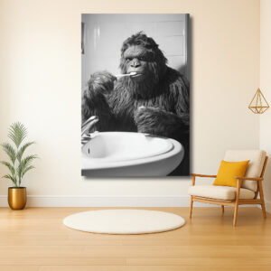 Ochtendroutine van een gorilla