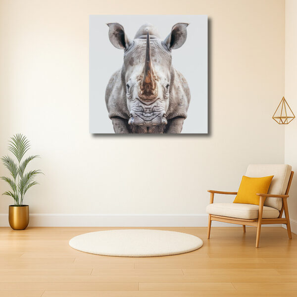 Majestueuze Neushoorn Frontaal