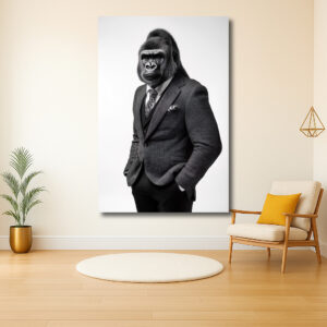 Gorilla in maatpak: de onwaarschijnlijke zakenman