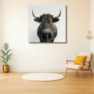 De Intense Blik van een Stier