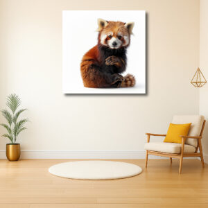 Schattige Rode Panda in Volle Glorie