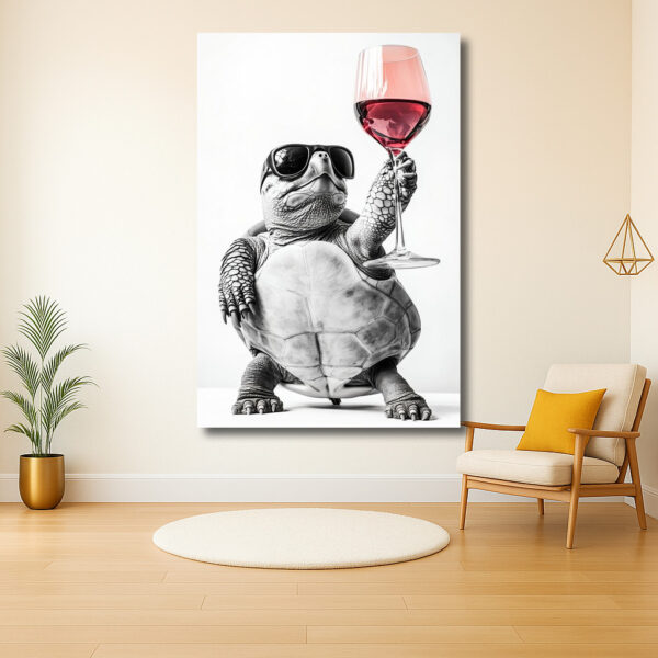 Tijd voor een toast met schildpad