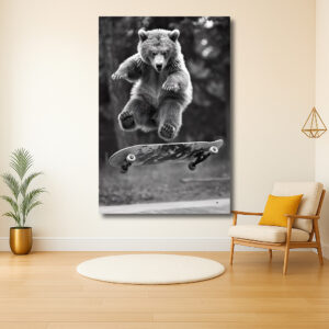 Berensprong op Skateboard