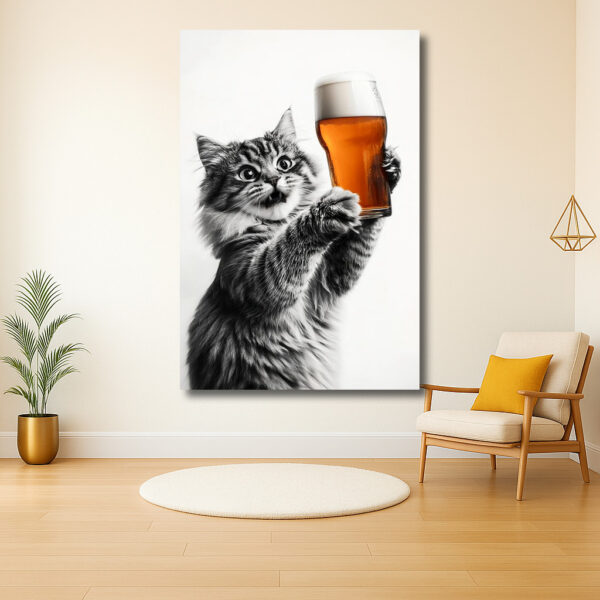 Kattenavontuur met een Bierglas