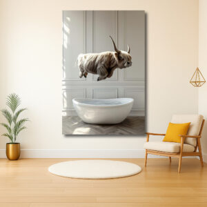 Vliegende Stier Boven Bad