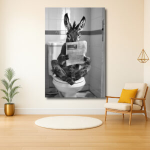 Ezeltje op het Toilet